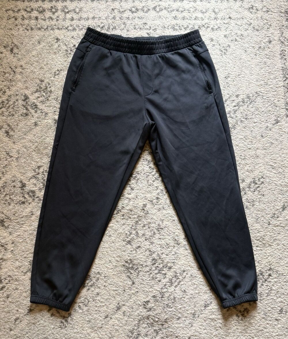 Spyder ProWEB Active Men's‎ Black Jogger Pants XL 36W 29I Drawstring Pockets